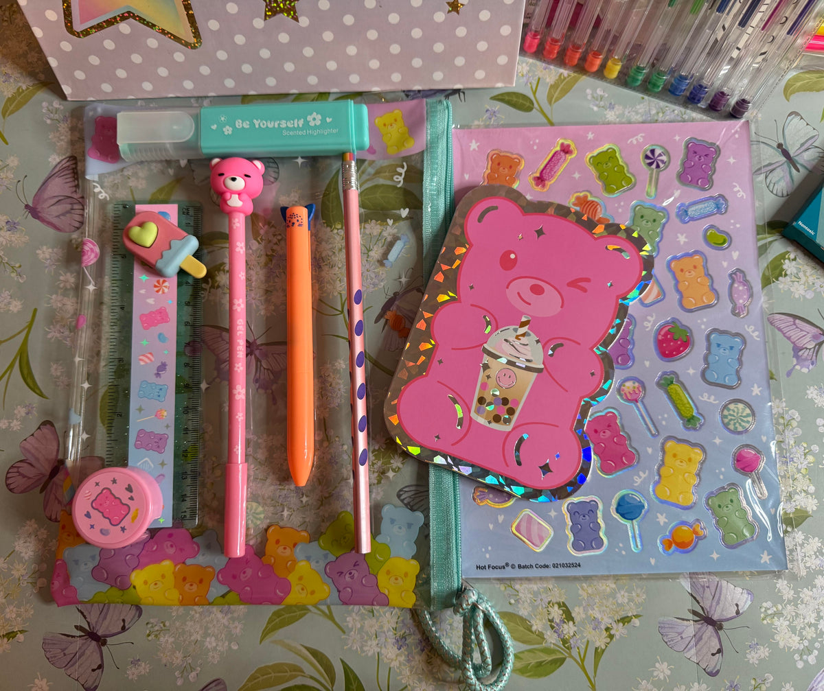 TigerLily's Treasures Child Tween Girl Sketchbook Pre-Made Bundle Gift Set