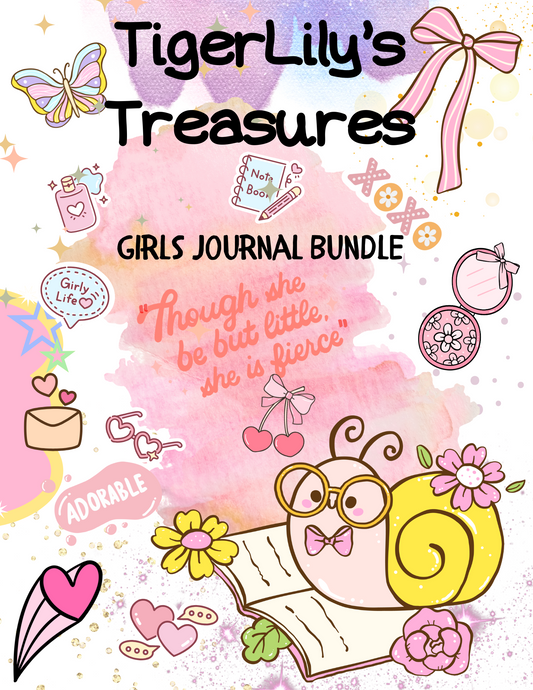 ✨TigerLily's Treasures Girl Journal SOLD OUT✨
